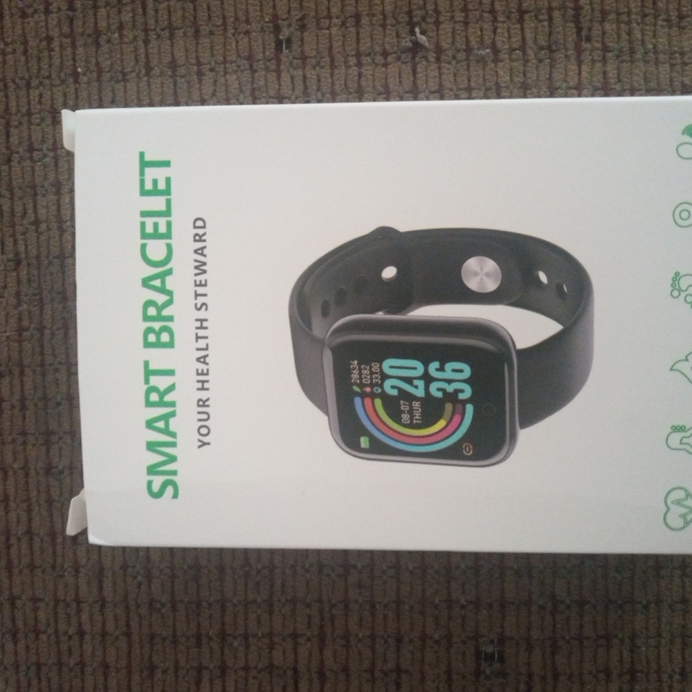 Smart Bracelet Black Wearable